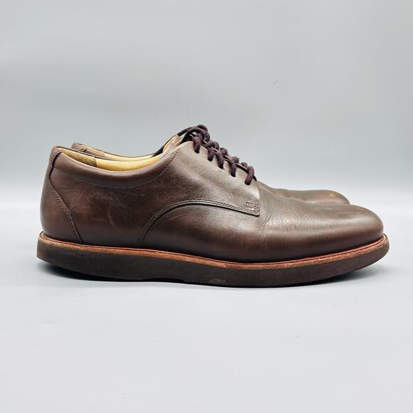 Samuel Hubbard Shoes Mens 11 Brown Leather Oxford Vibram Casual Sneakers Comfort main image 9